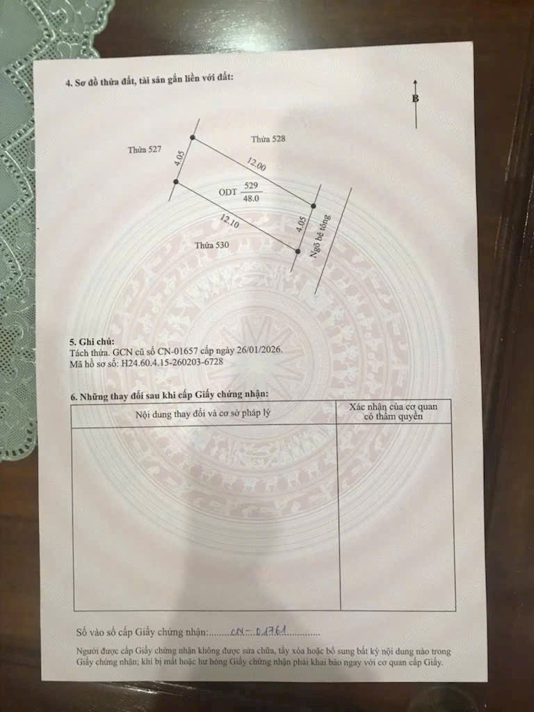Bán 2 lô đất ngõ phố Bảo Tháp, ph Tân Hưng, TP HP mới, 47.3m2, 48m2, mt 4m, chỉ 1.49 tỷ 4