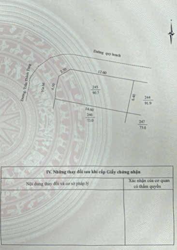 Bán lô đất góc mặt phố Trần Thánh Tông, ph Ngọc Châu, TP HD, 90.7m2, kinh doanh buôn bán tốt 4