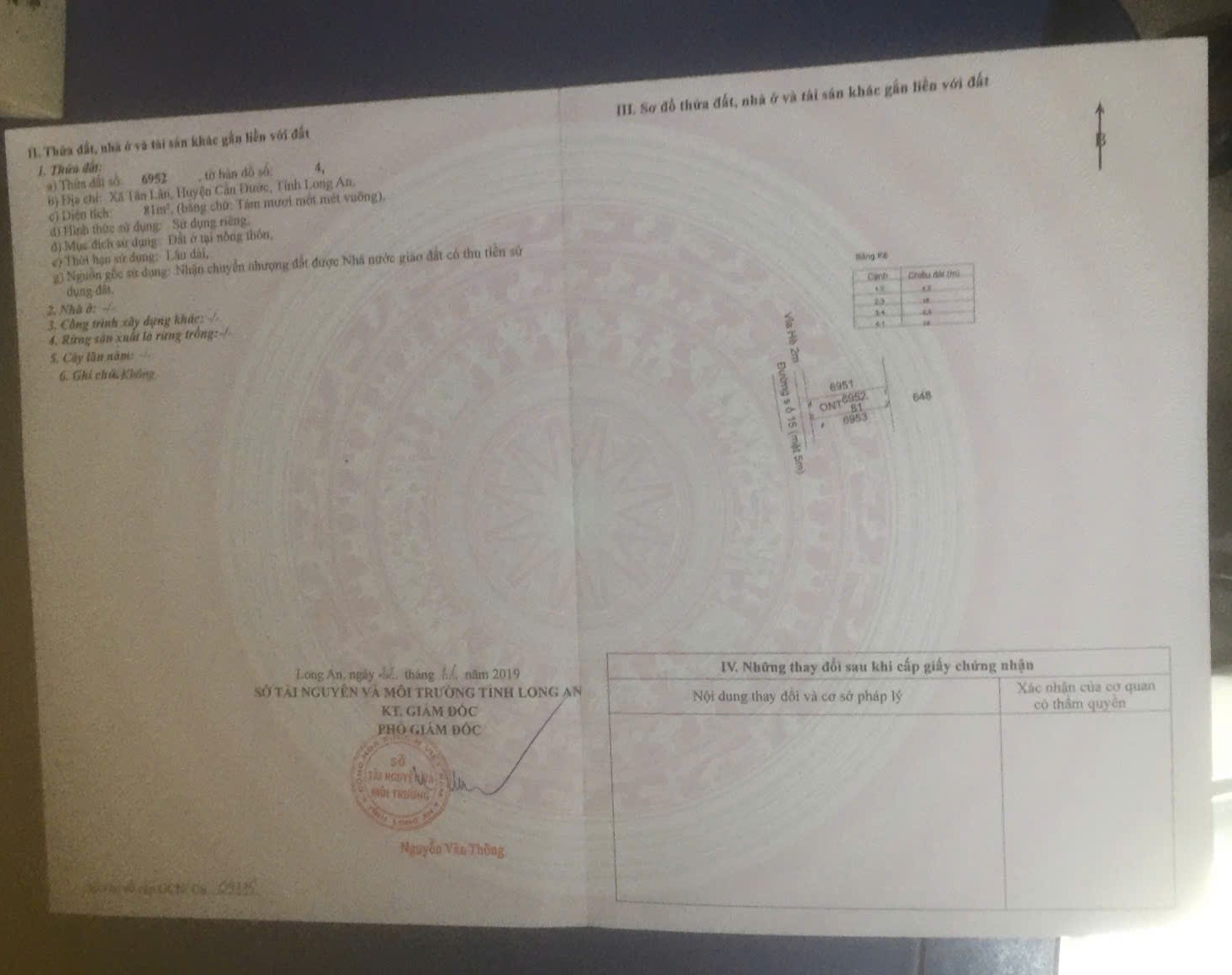 Đất nền kdc Tân Lân 5 hiệp 81m2 chủ cần bán gấp giá rẻ 600tr 4