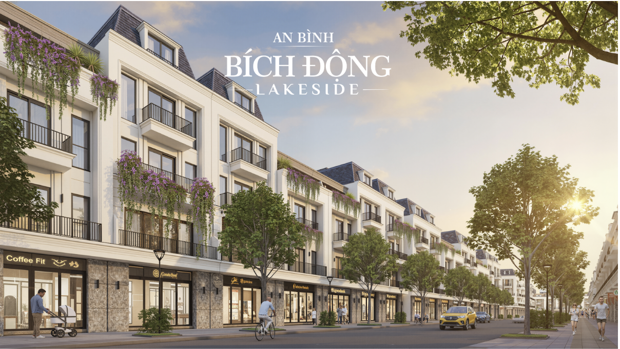 LÔ GÓC LIỀN KỀ BÍCH ĐỘNG LAKESIDE | 111M² | MT 6M | TRỤC 22M | GIÁ 70 TRIỆU/M²
