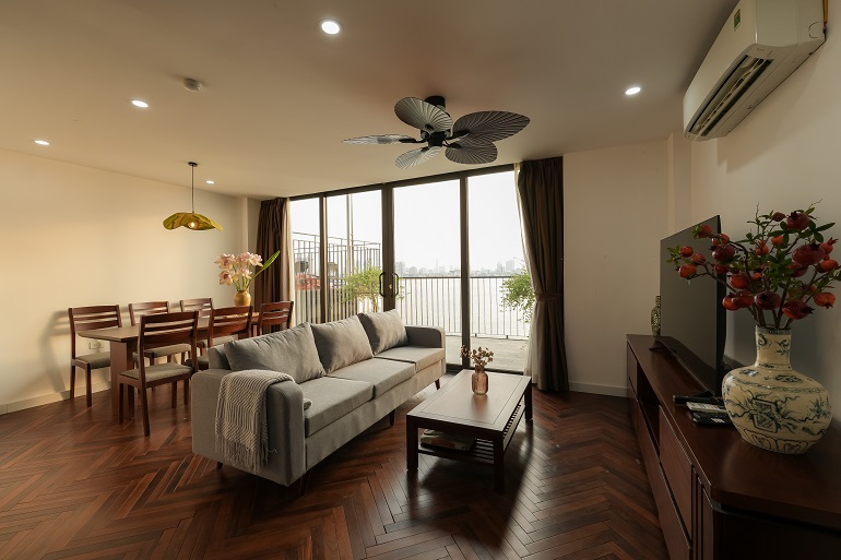 Cho thuê Căn hộ chung cư đường Yên Phụ, Phường Yên Phụ, Diện tích 100m², Giá 44.2 Triệu/tháng 9