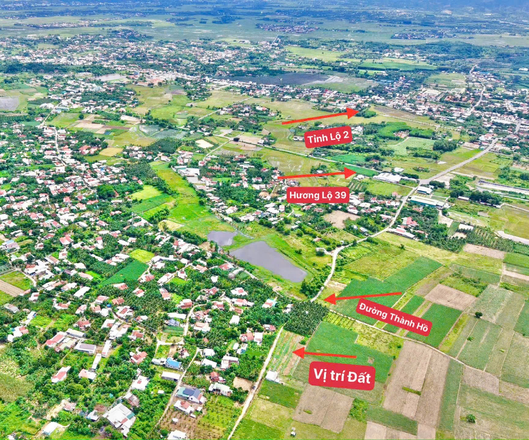 Bán đất Diên Phước - Diên Khánh mặt đường bê tông thông rộng 6m QH 23m 6