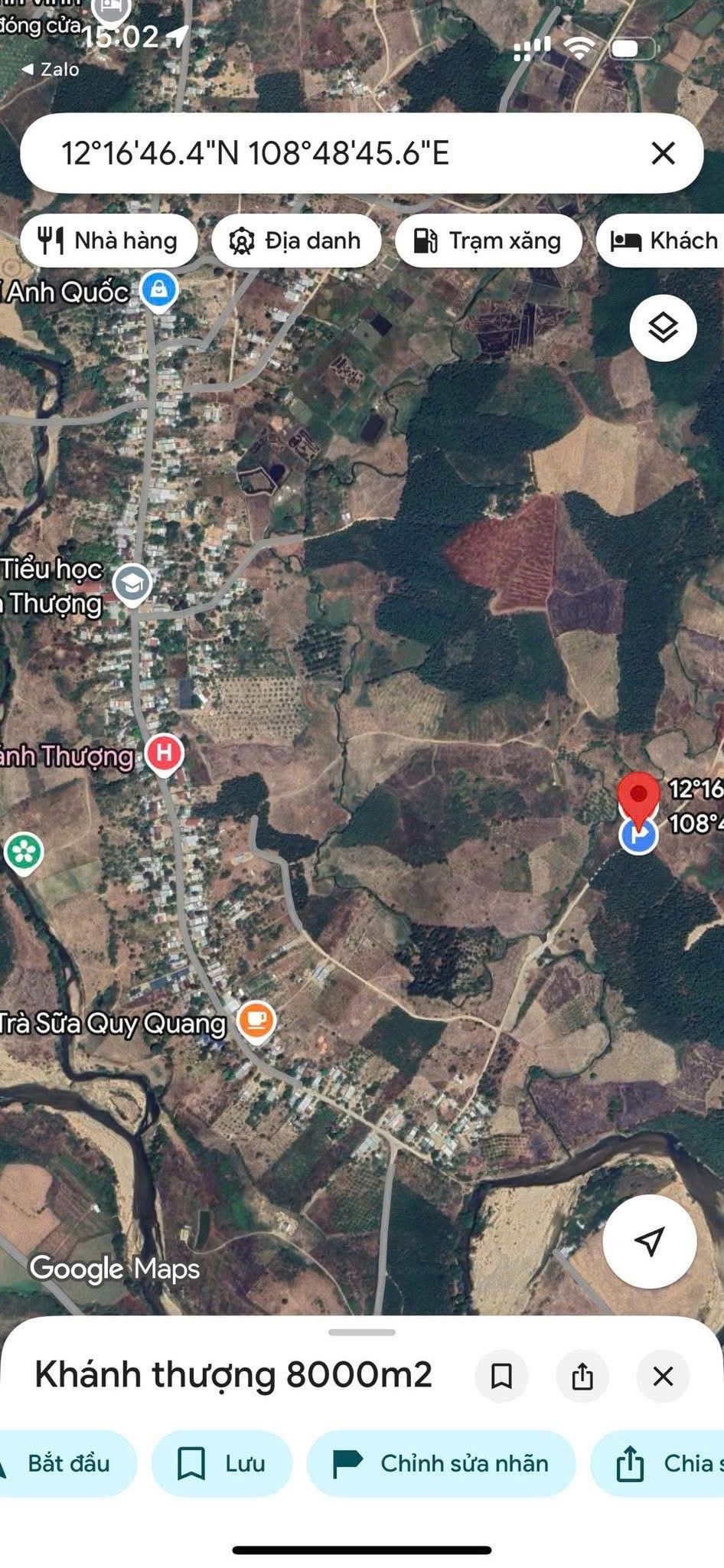 Bán đất vườn Khánh Thượng giáp suối nước trong veo gần Quốc Lộ 27C bán kính đúng 2km 2