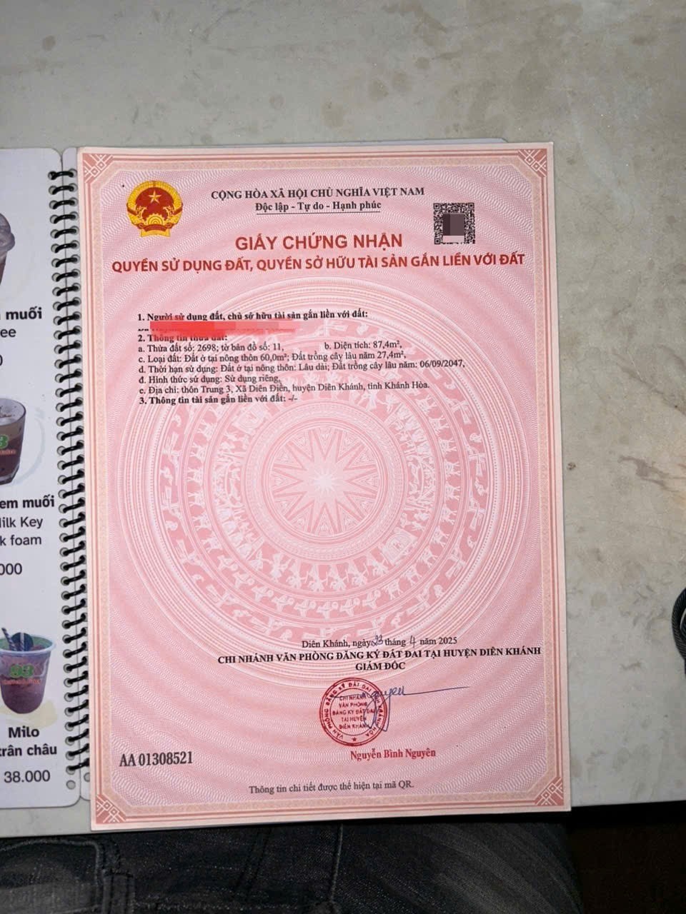 Bán đất Diên Điền thôn Trung 3 gần Hương Lộ 5 - dân cư đông đúc 5