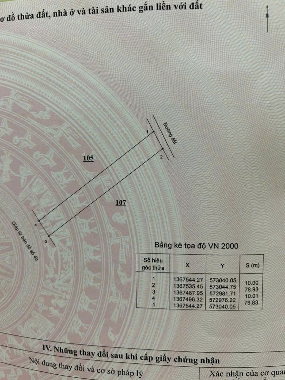 Bán đất Khánh Hiệp thôn Cà Thiêu giá rẻ có thổ sát bên đường liên xã K25 5