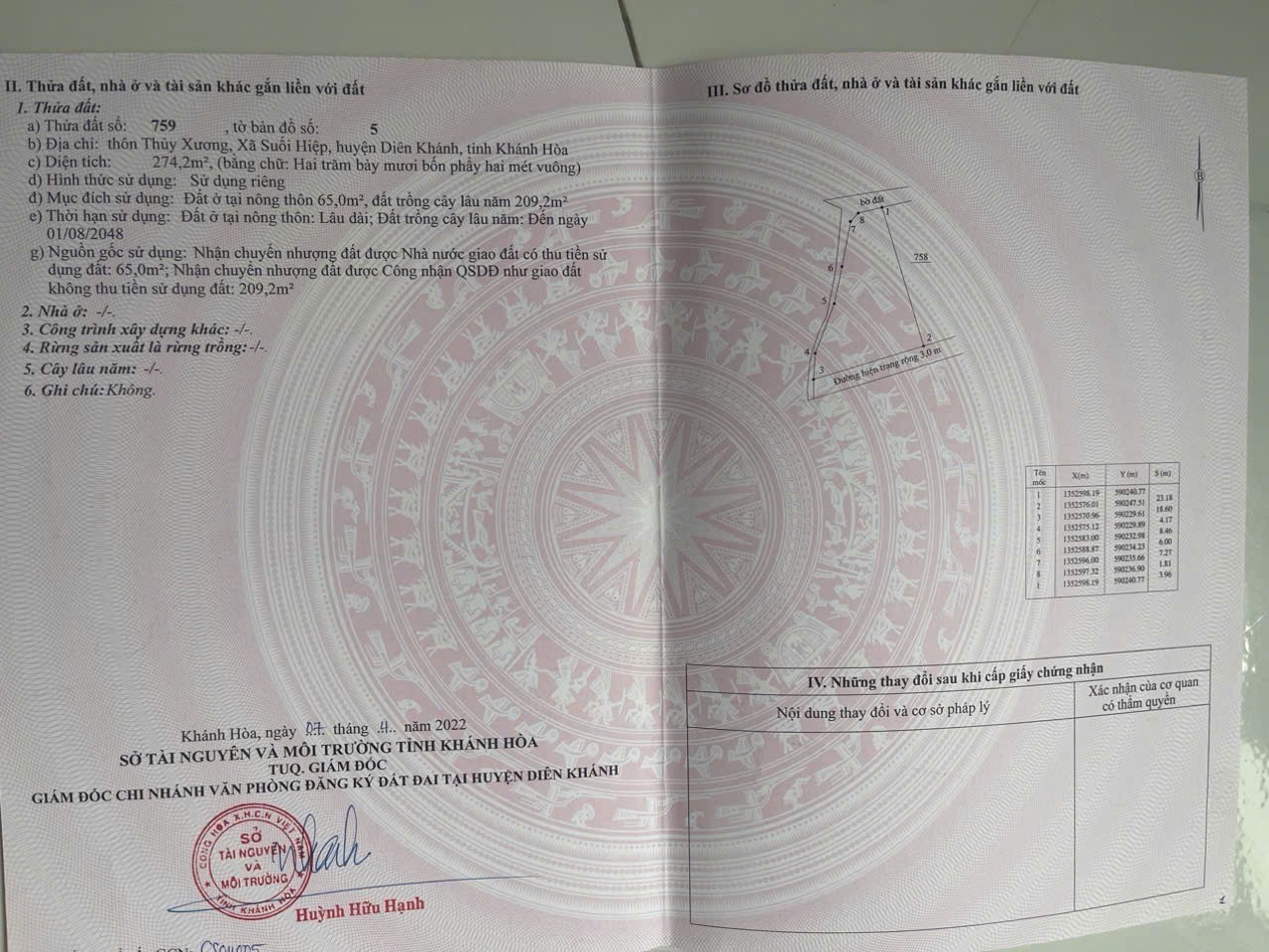 Bán đất Suối Hiệp thôn Thuỷ Xương giá rẻ cách chợ chỉ 500m 6