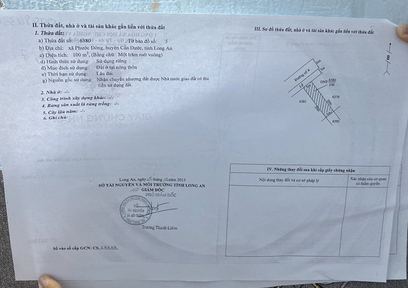 Đất nền 100m2 kdc Phước Đông chủ bán đầu năm 950tr 5