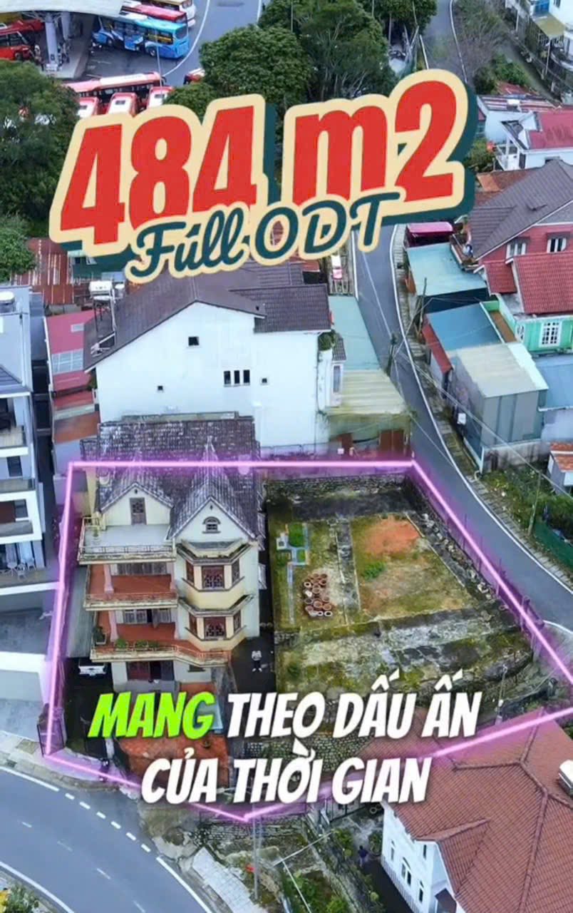 KHAI XUÂN - BÁN GẤP NHÀ ĐẤT 3 MẶT TIỀN – ĐƯỜNG TÔ HIẾN THÀNH, P. XUÂN HƯƠNG – ĐÀ LẠT 485m2 GIÁ