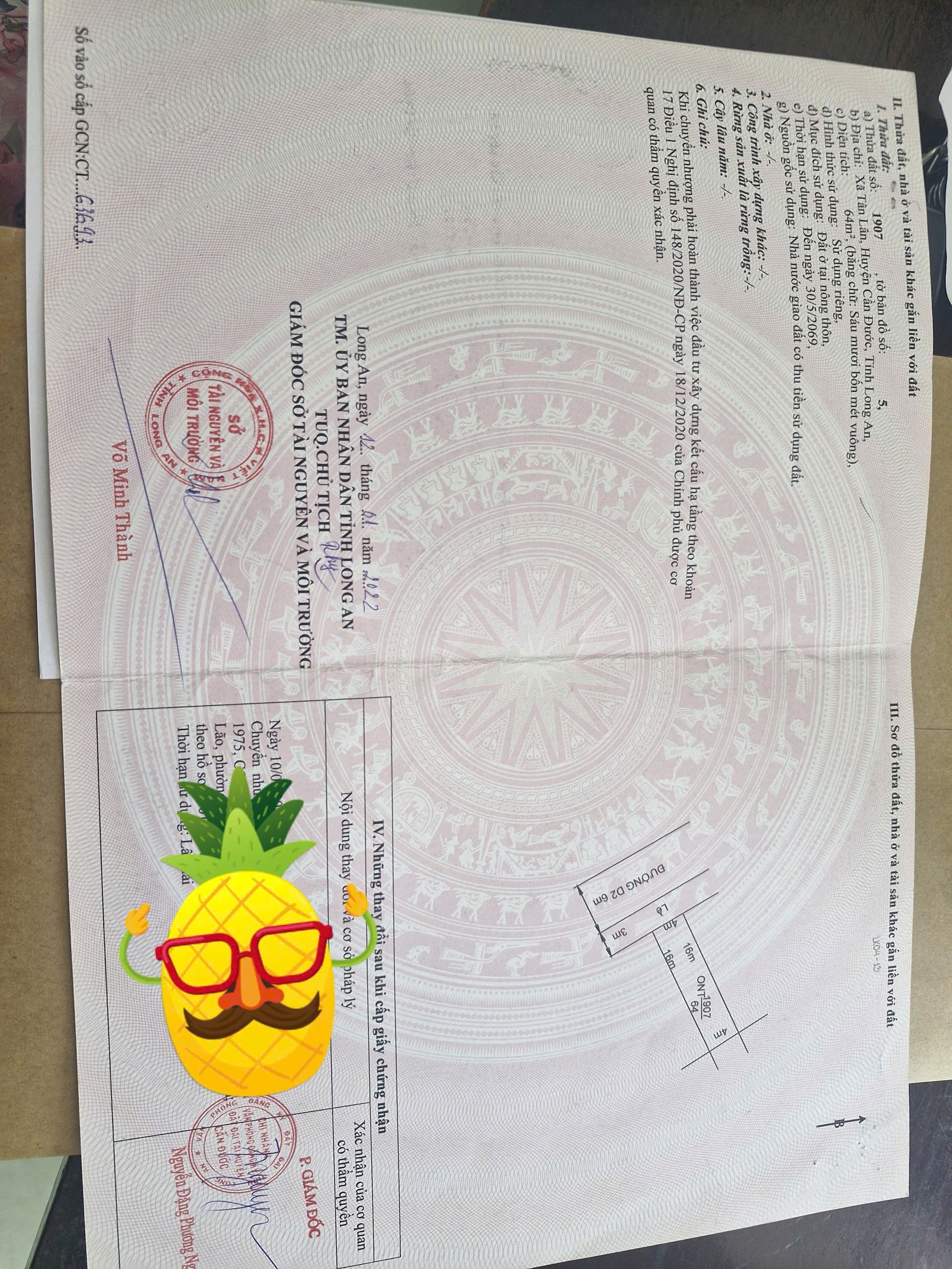 Đất nền 64m2 kdc Tân Lân Residence xả đầu năm 680tr 5