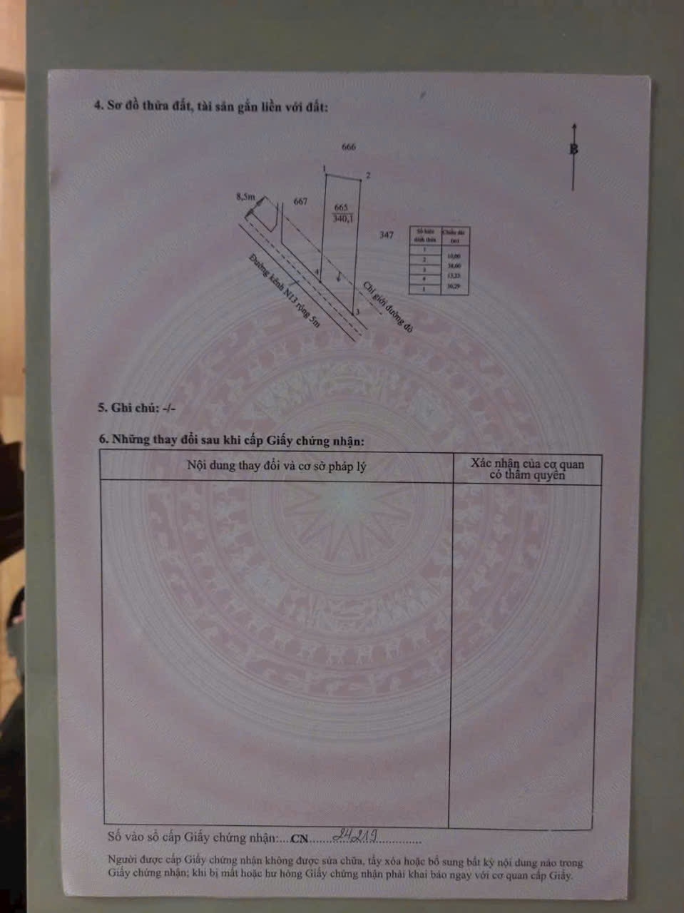 Bán đất thổ cư đường beton xã Tân Lân , Cần Đước dt 1000m2 3,699 tỷ 4