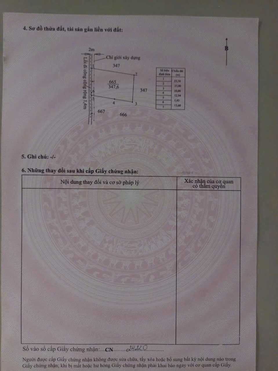 Bán đất thổ cư đường beton xã Tân Lân , Cần Đước dt 1000m2 3,699 tỷ 5