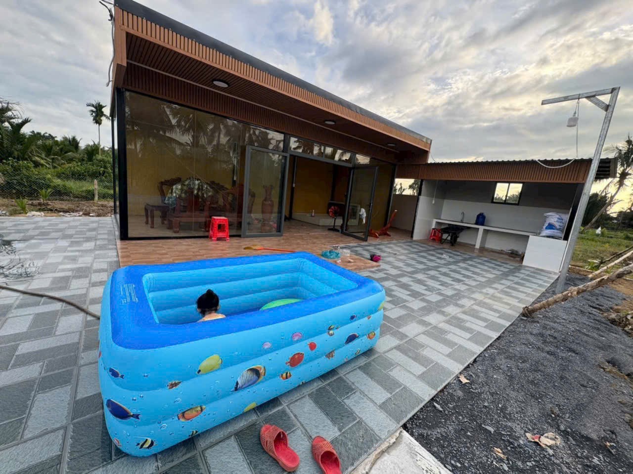 Bán nhà vườn thị trấn Bến Lức tdt 1191m2 đầy đủ tiện nghi giá 4,2 tỷ 3