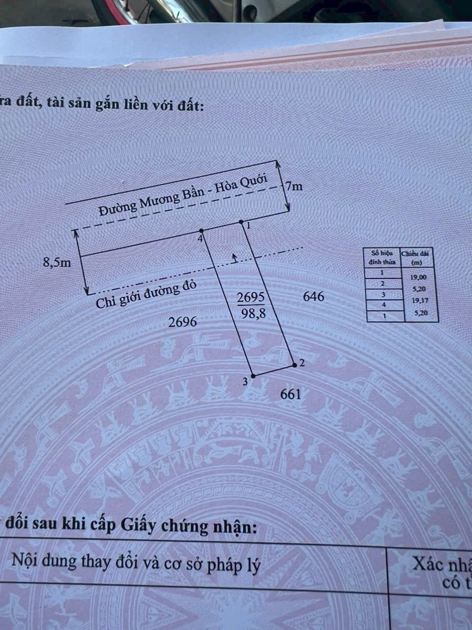 Đất thổ cư 98m2 mt đường 7m xã Tân Chánh giá rẻ đầu tư 450tr 5