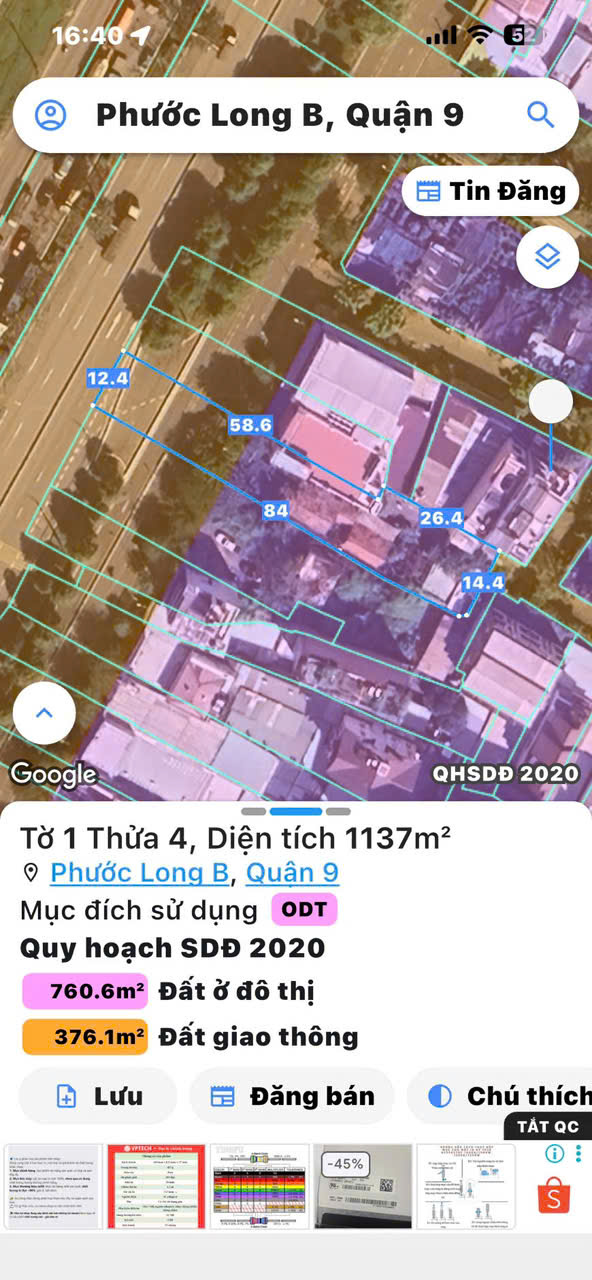 Cần bán Đất Phường Phước Long B, Quận 9, Diện tích 715m², Giá 61 Tỷ