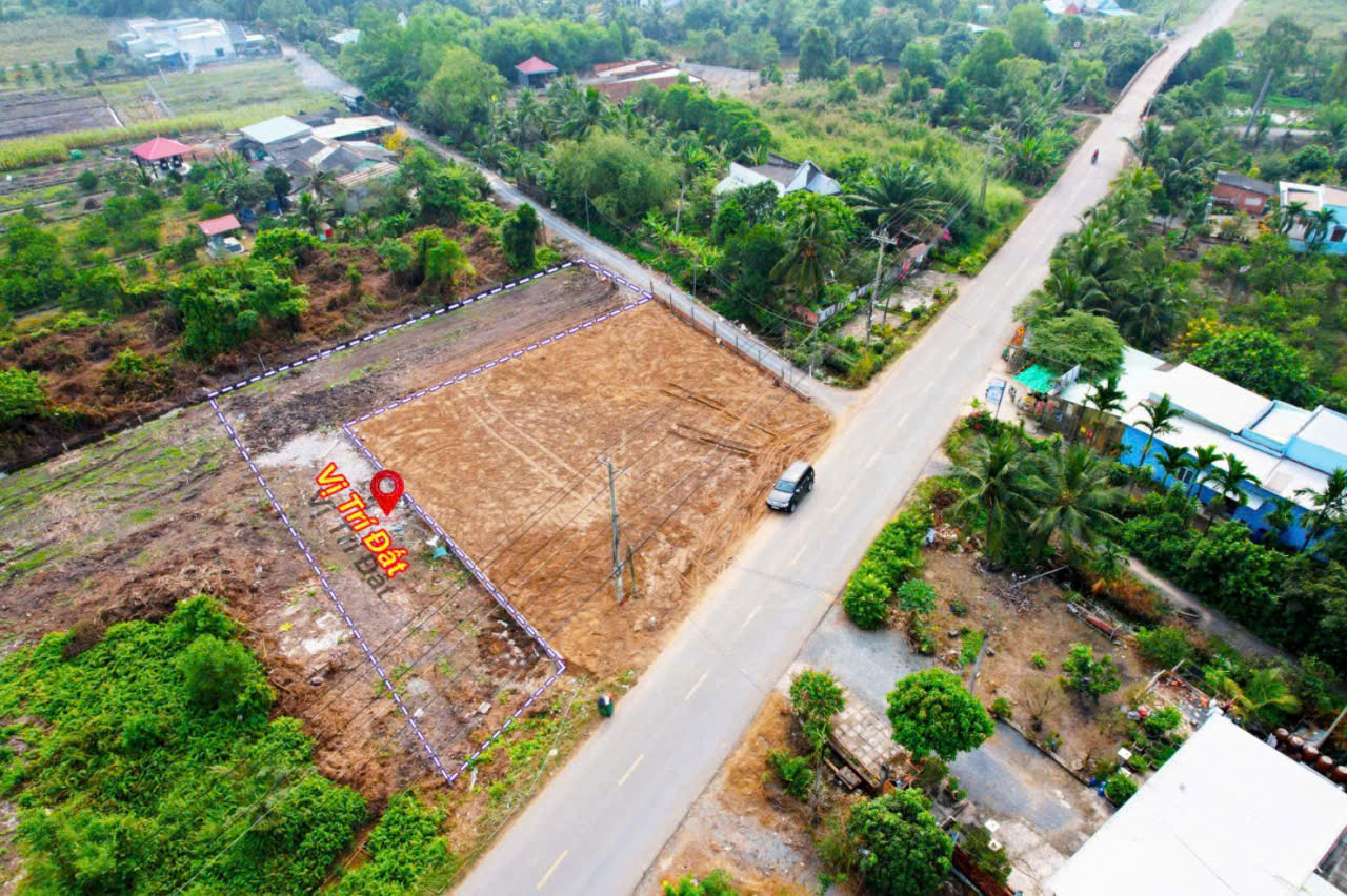 Bán đất 2 mặt tiền ĐT 816 xã Thạnh Hòa , Bến Lức dt 1351m2 đất vườn giá 2,8 tỷ 5