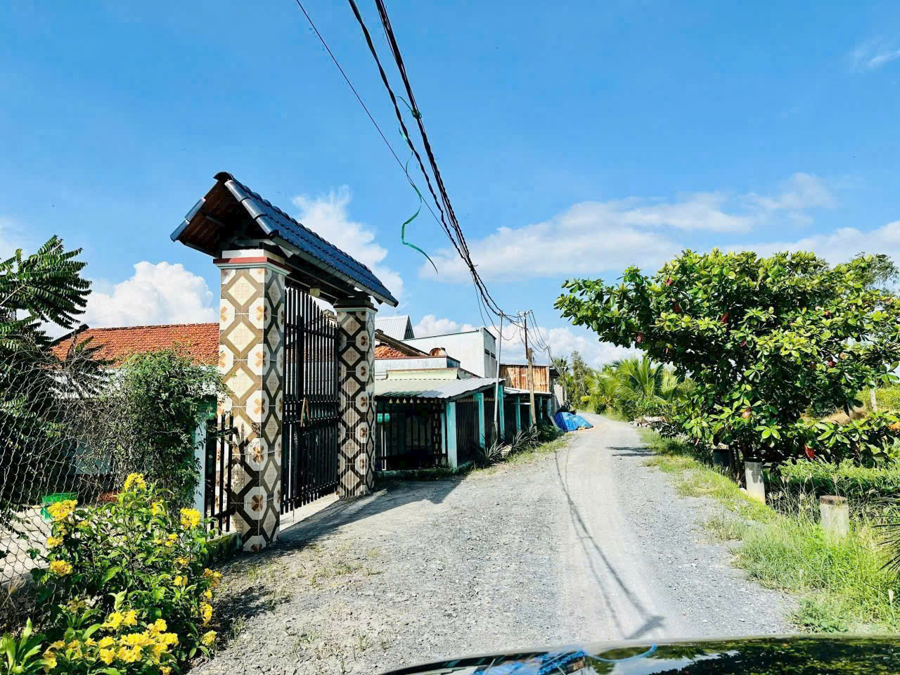 Bán đất thổ vườn đường đá xanh xe hơi Thạnh Hòa, Bến Lức tdt 16000m2 ( 2063m2 thổ) giá 15 tỷ 5