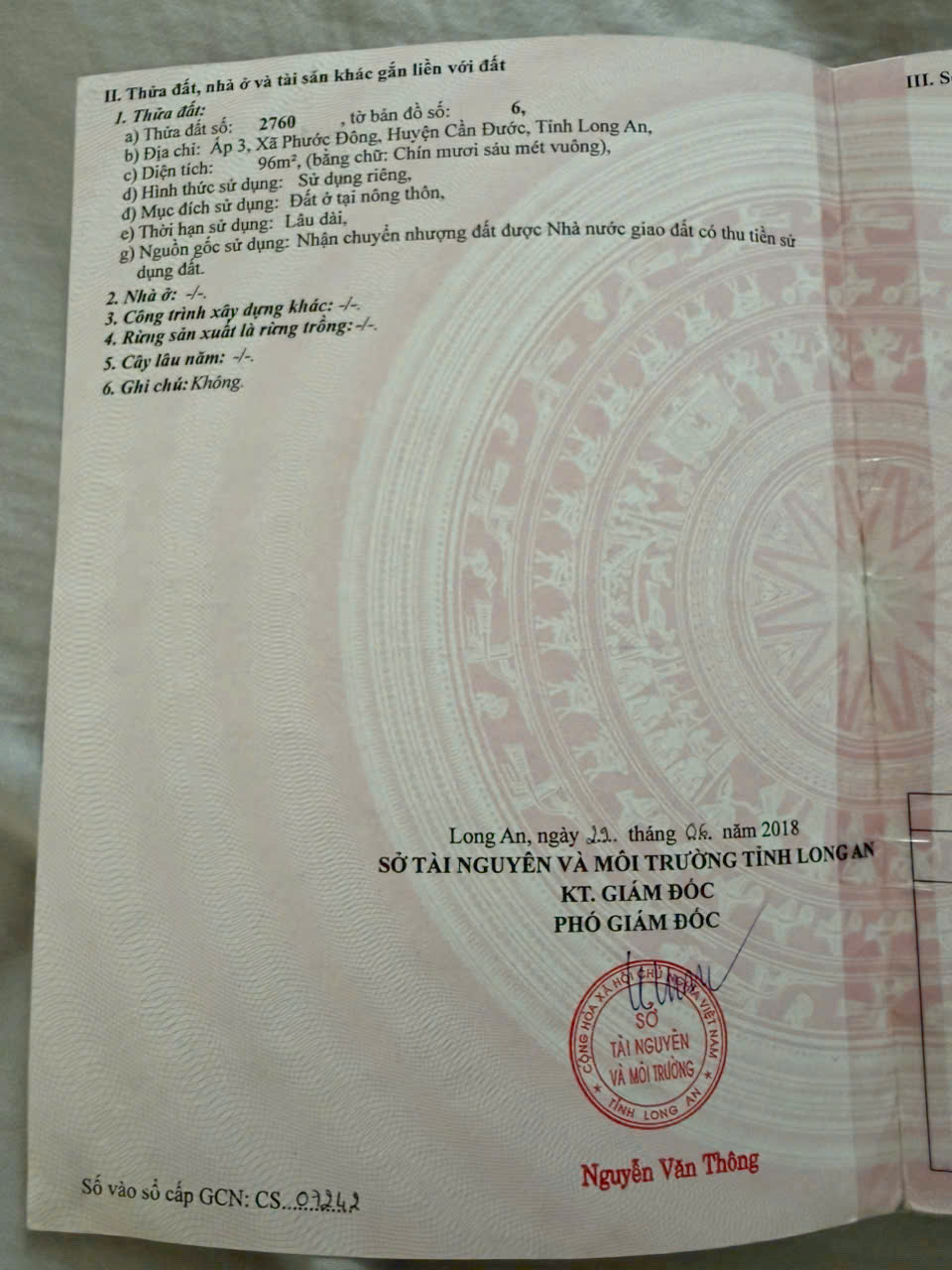 Đất nền 96m2 kdc Nam Phong Ecotown chủ kẹt bán gấp 750tr 5