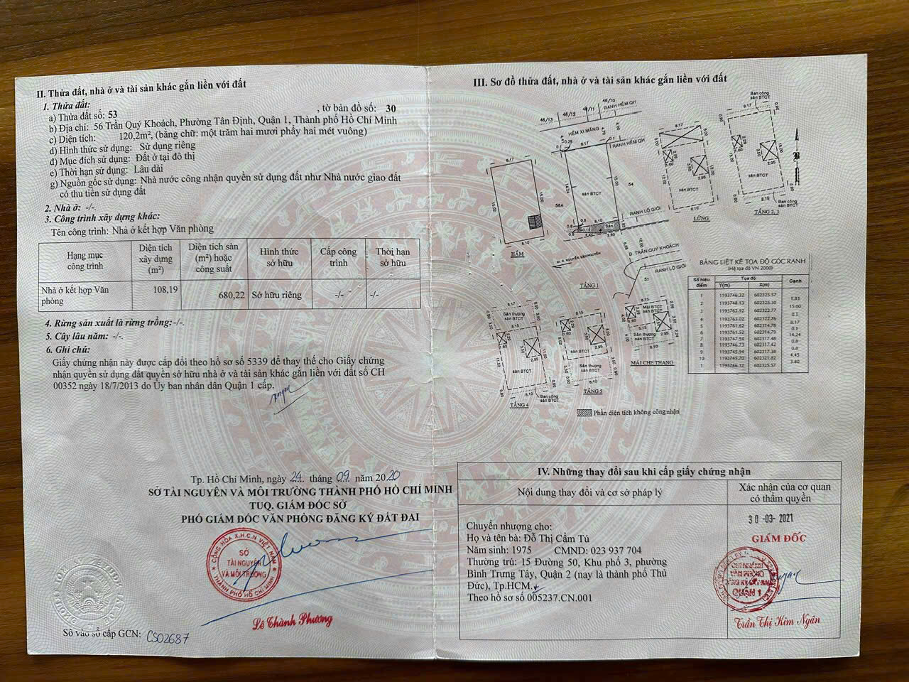 Cần bán Nhà mặt tiền Phường Tân Định, Quận 1, Diện tích 120m², Giá 72 Tỷ 5