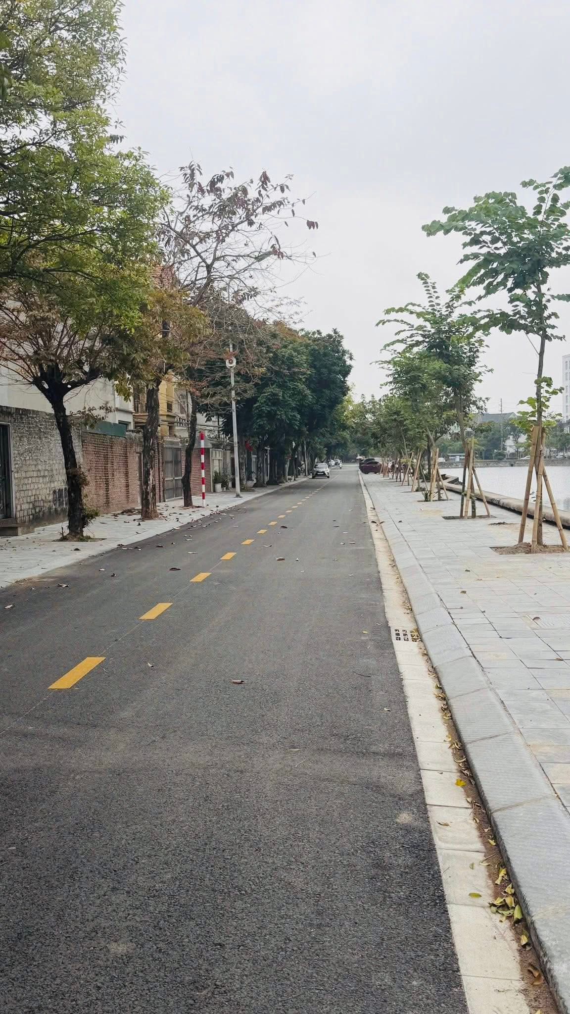 Bán lô đất biệt thự mặt phố Đoàn Nhữ Hài, ph Quang Trung, TP HD, 135m2, mt 7.5m, view hồ