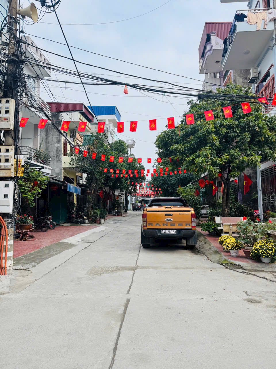 Bán lô đất mặt ngõ 299 Điện Biên Phủ, ph Bình Hàn, TP HD, 54.9m2, mt 4.08m, ngõ thông oto 2