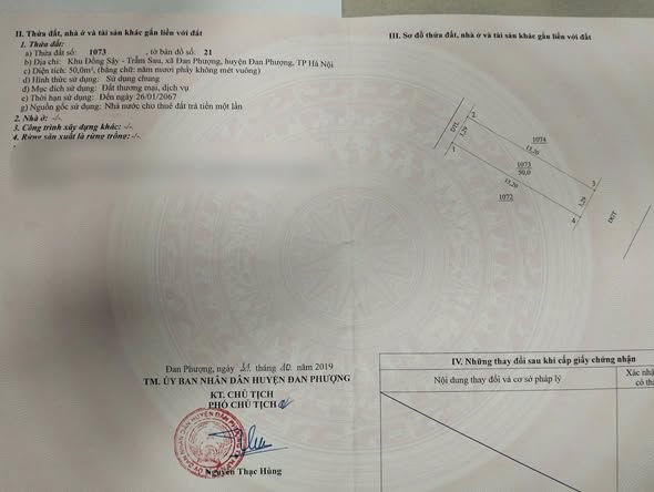 MỚI TINH 50M ĐẤT 50M NĂM ĐỒNG SẬY - ĐAN PHƯỢNG - HÀ NỘI