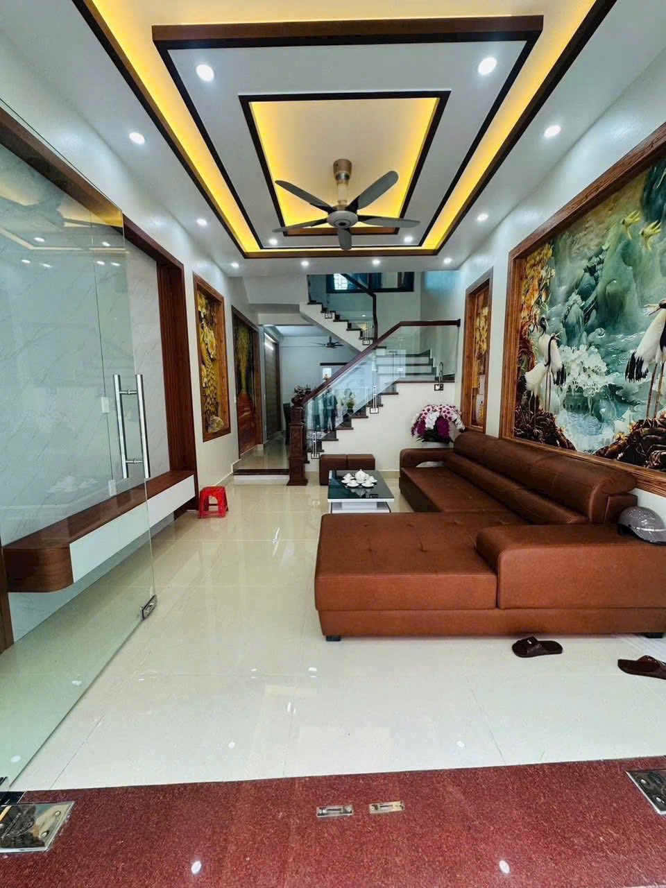 Bán nhà 4 tầng ngõ đường Trần Hưng Đạo, ph Ngọc Châu, TP HD, 60m2, mt 4m, 4 ngủ, sân 2