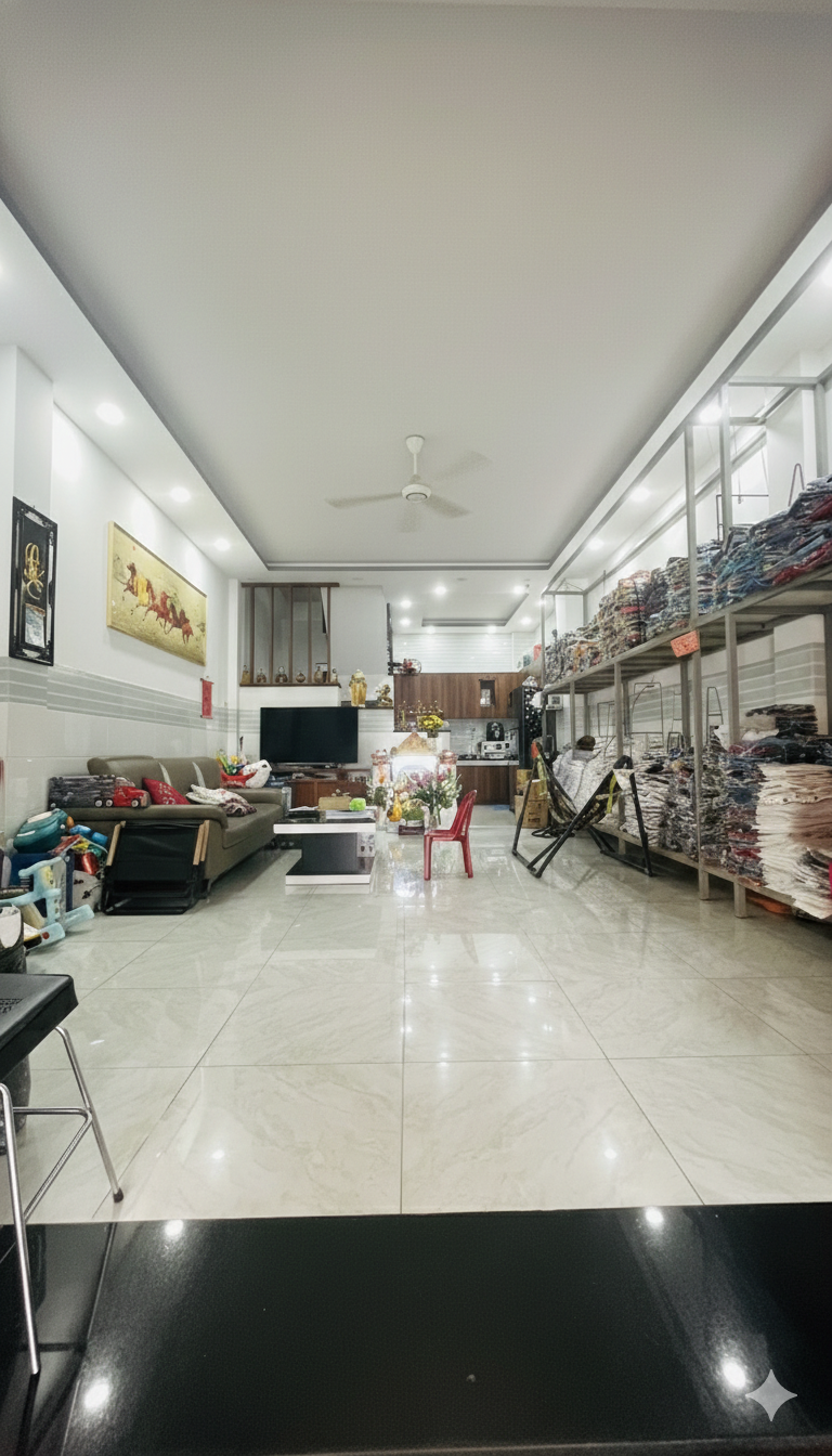 MẶT TIỀN NGUYỄN MINH CHÂU XE HƠI ĐỖ CỬA 64M2 (5X13) 4 TẦNG BTCT CHỈ 8 TỶ