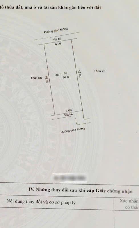 Bán lô đất mặt phố Đỗ Quang, chợ Hội Đô, ph Thanh Bình, TP HD, 96m2, mt 6m, KD sầm uất 3