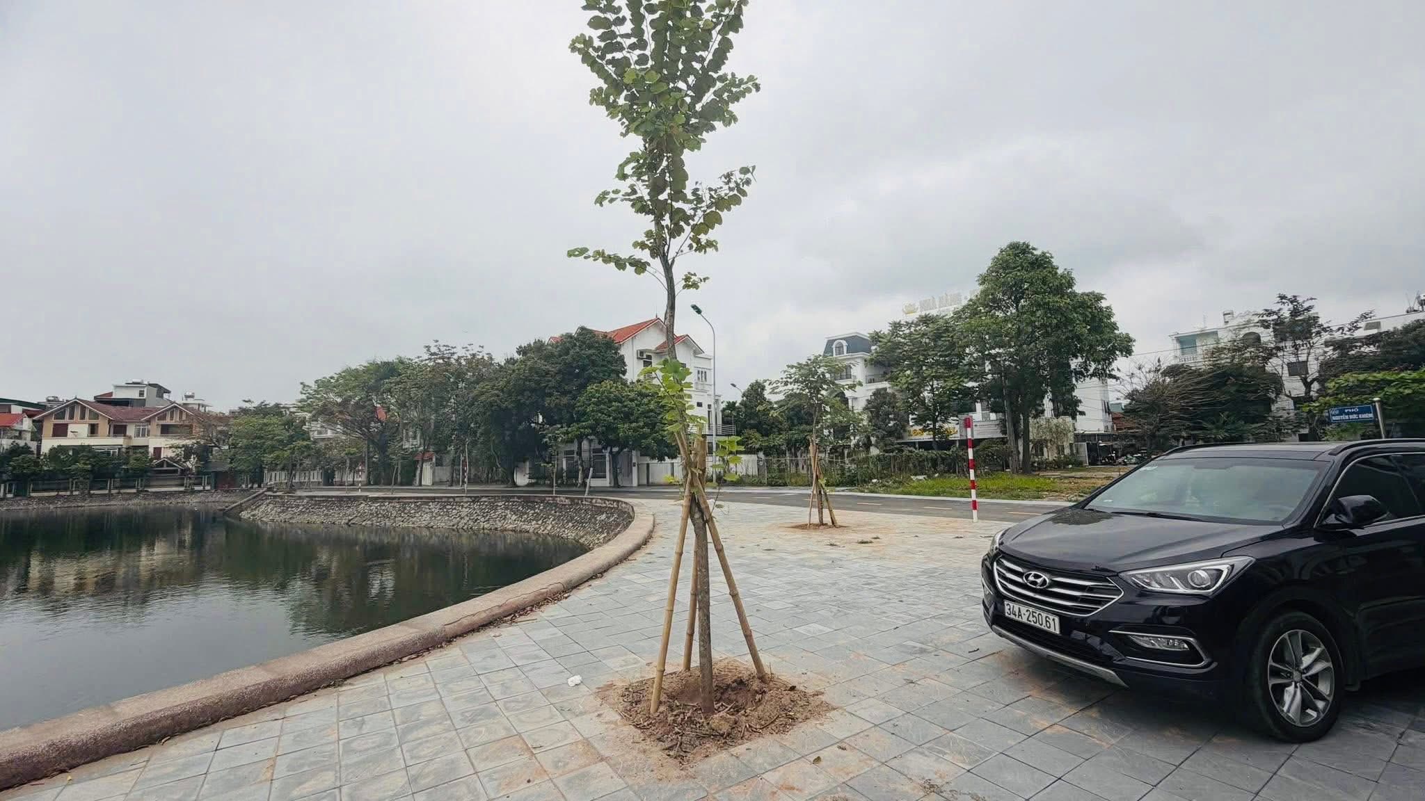 Bán lô đất biệt thự mặt phố Đoàn Nhữ Hài, ph Quang Trung, TP HD, 135m2, mt 7.5m, view hồ 3