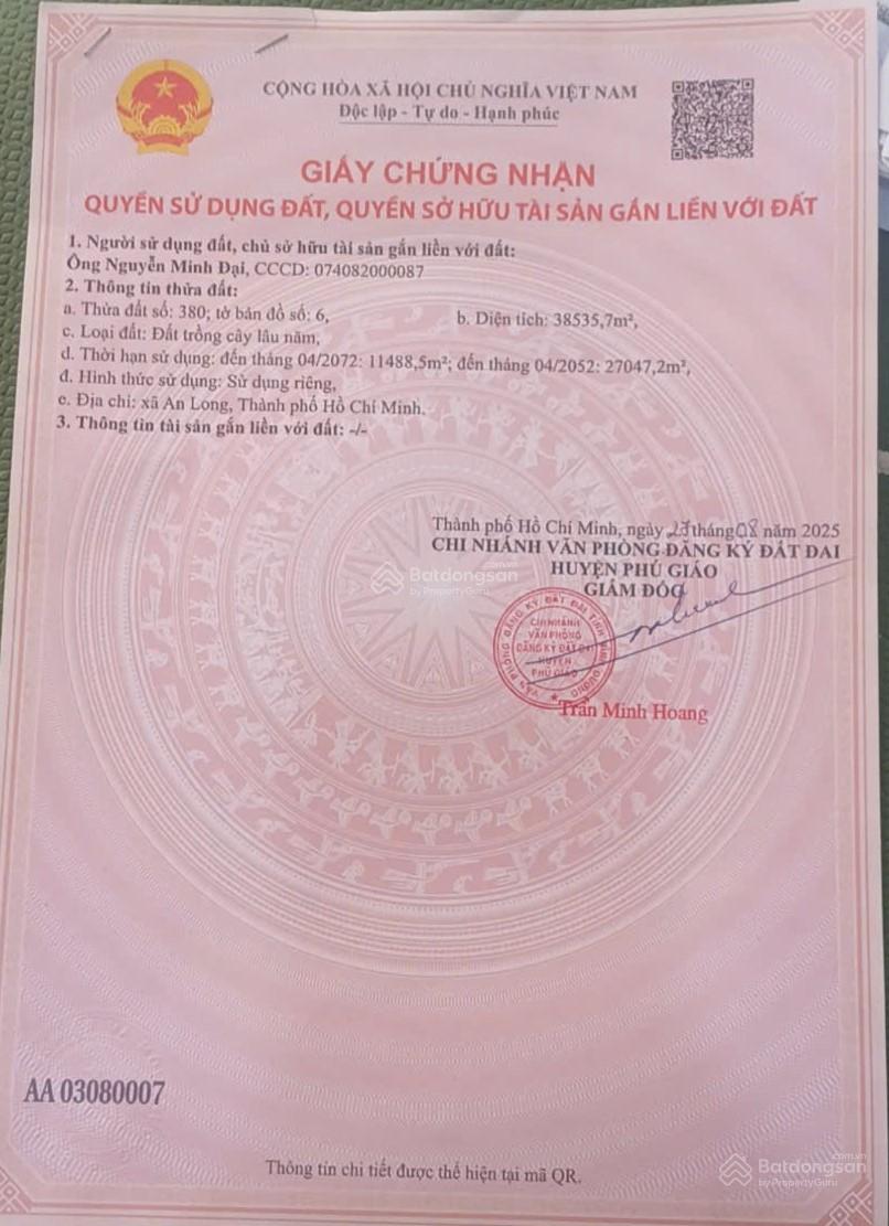 Cho thuê 4.240m2 đất thổ cư đường DT741C rộng 22m có nhà mặt tiền 80m 3