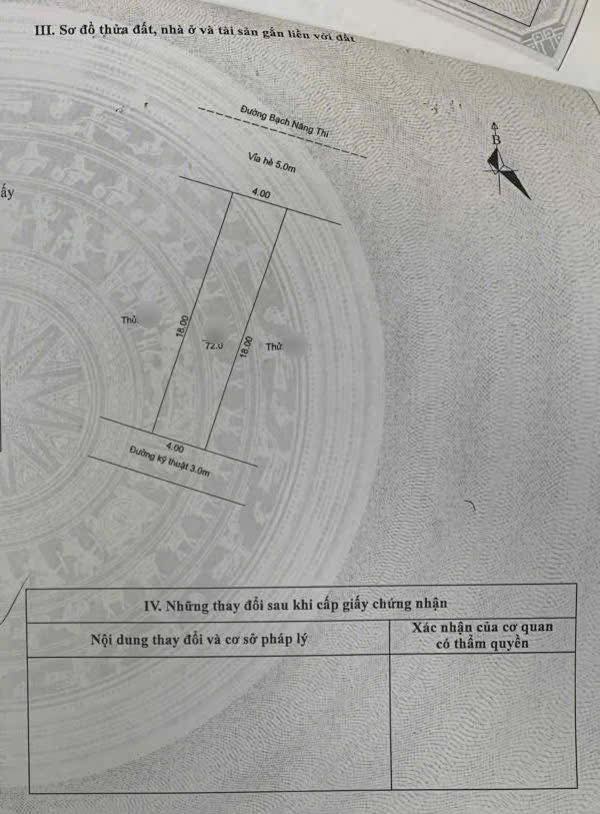 ĐẤT MẶT PHỐ BẠCH NĂNG THI!!! Chính chủ cần bán lô đất mặt phố Bạch Năng Thi, KĐT Đông Nam Cường, th 2