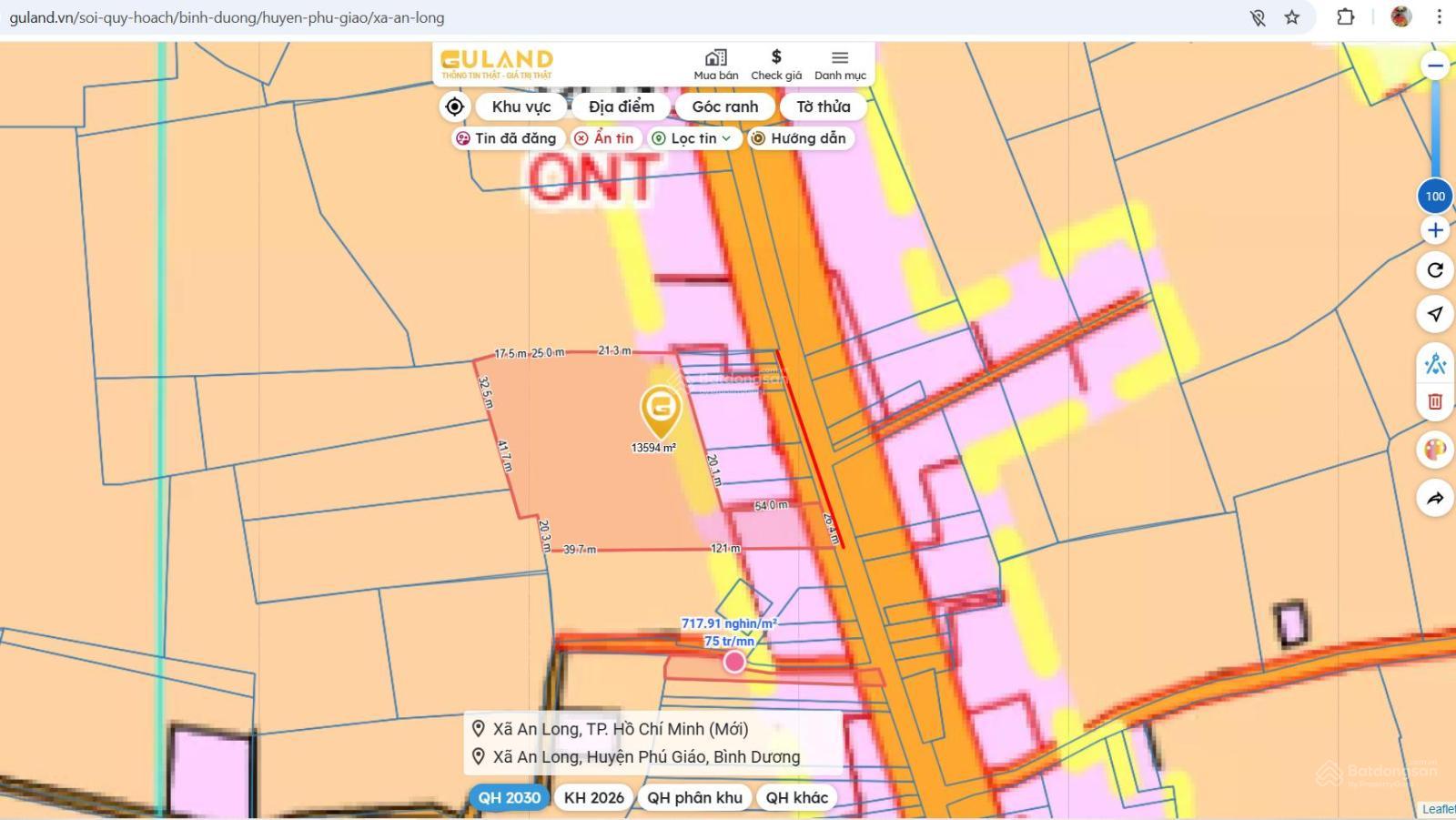 Cho thuê 4.240m2 đất thổ cư đường DT741C rộng 22m có nhà mặt tiền 80m 4