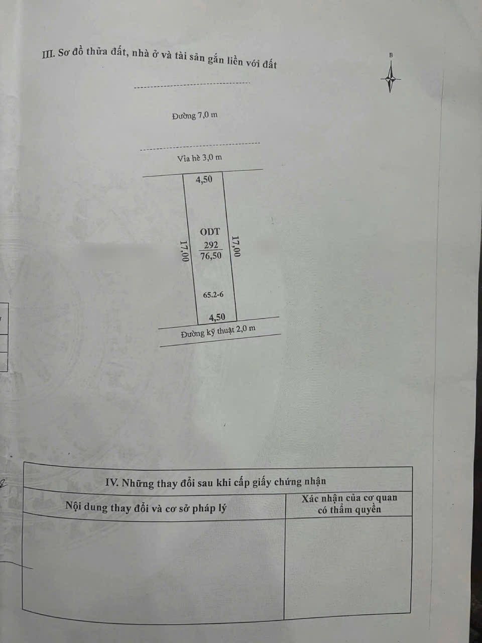 Bán lô đất khu Vịt Cỏ Hồ Sen, ph Tân Bình, TP Hải Dương, 76.5m2, mặt tiền 4.5m, giá cực rẻ chỉ 4.x 4
