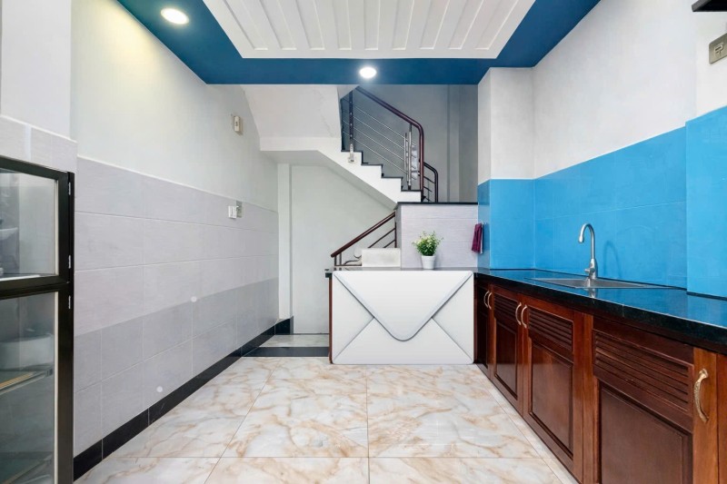 MẶT TIỀN ĐƯỜNG 5M GIÁP TÂN PHÚ 24M2 5 TẦNG BTCT SÂN THƯỢNG CHỈ 4.16 TỶ 3