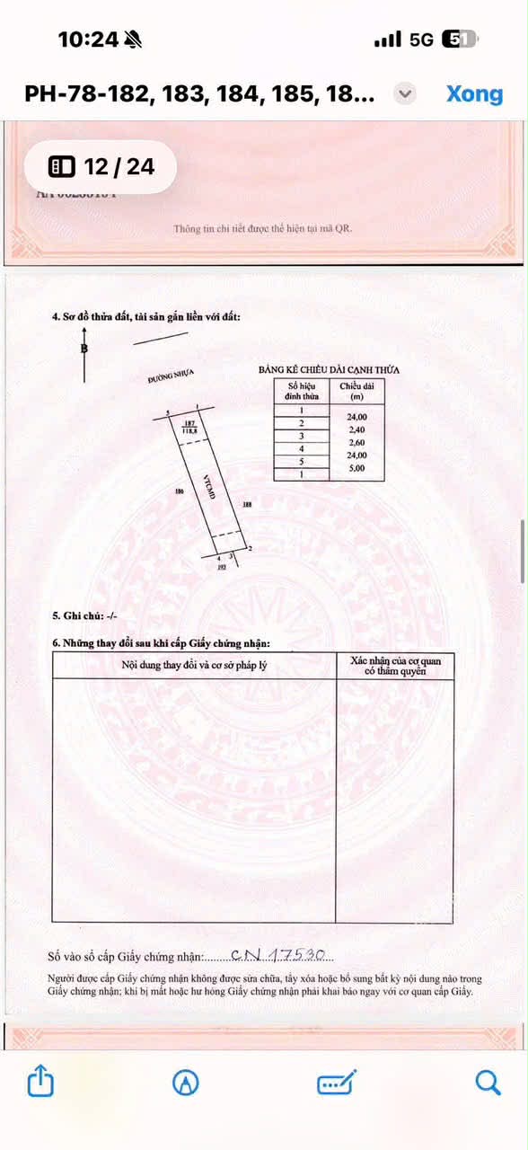 Cần bán Đất đường Tỉnh lộ 44A, Thị trấn Phước Hải, Diện tích 120m², Giá 1.3 Tỷ 3