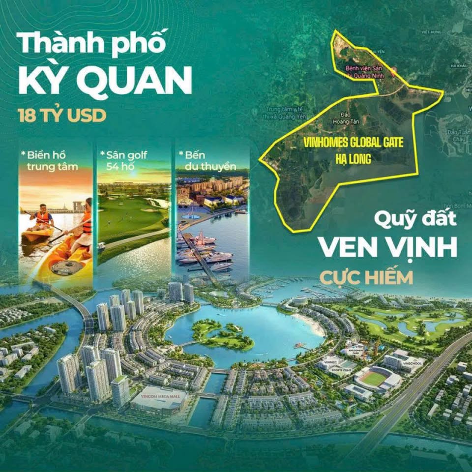 SUẤT TIÊN PHONG VINHOMES HẠ LONG XANH – GIÁ GĐ 1 tại Đại đô thị hơn 4100ha Ven Vịnh Hạ Long. 7
