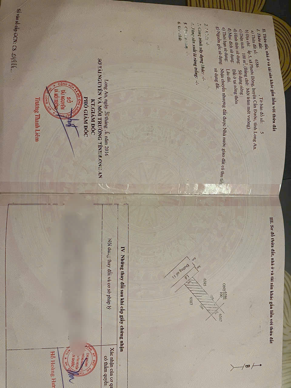 Cần bán Đất đường Quốc Lộ 50, Xã Tân Lân, Diện tích 100m², Giá Thương lượng 4