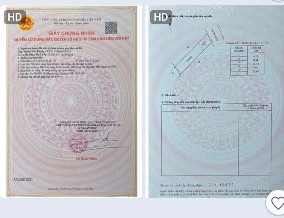 Cần bán Đất đường Võ Văn Kiệt, Thị trấn Phước Hải, Diện tích 113m², Giá 970 Triệu