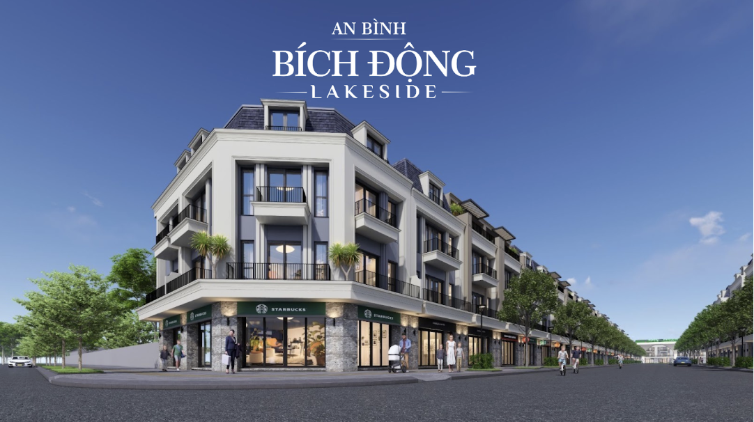 Bán lô góc liền kề Bích Động Lakeside 141,9M² – MT 15M – đường 19M – gần sân thể thao, bãi đỗ xe