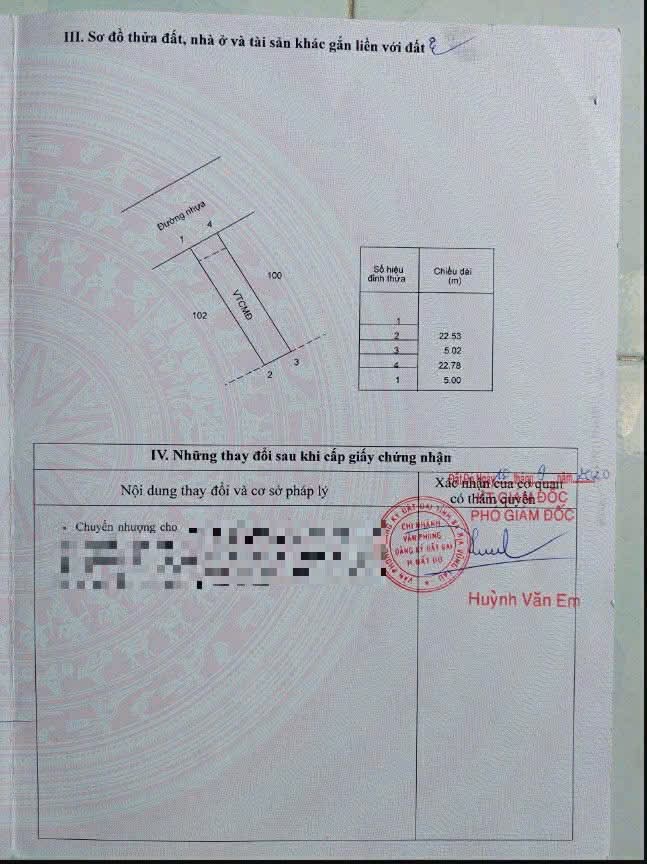 Cần bán Đất đường Tỉnh lộ 44B, Thị trấn Phước Hải, Diện tích 113m², Giá 900 Triệu 2