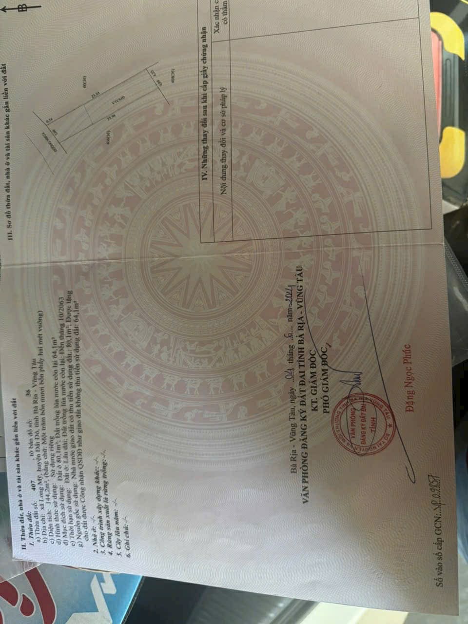 Cần bán Đất đường 44B, Thị trấn Phước Hải, Diện tích 144m², Giá 900 Triệu