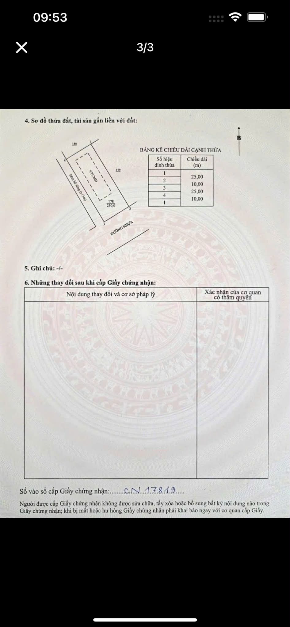 Cần bán Đất đường Tỉnh lộ 44B, Thị trấn Phước Hải, Diện tích 250m², Giá 1.35 Tỷ