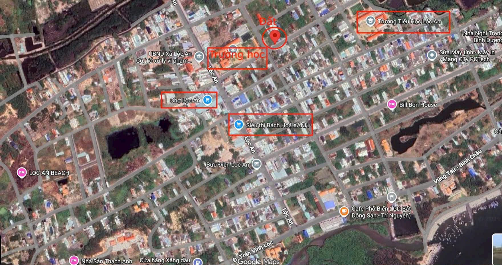 Cần bán Đất đường Võ Văn Kiệt, Xã Lộc An, Diện tích 200m², Giá 1.8 Tỷ 5