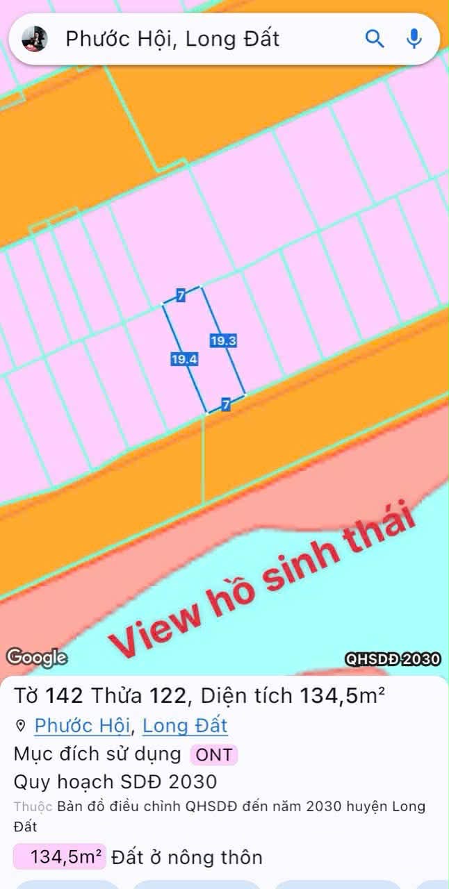 Cần bán Đất đường Võ Văn Kiệt, Xã Lộc An, Diện tích 134m², Giá 1.7 Tỷ