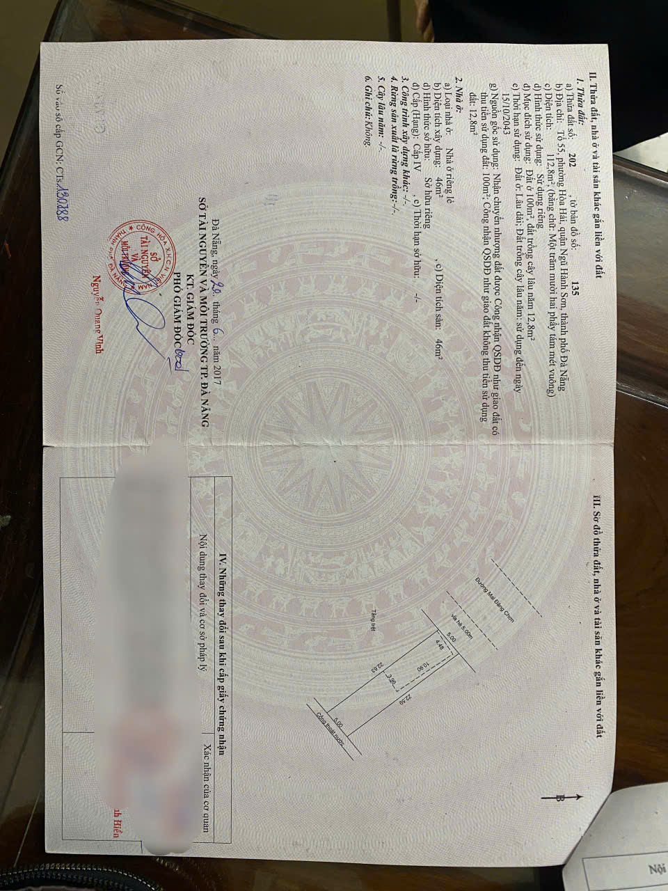 8,7 tỷ/113m2.Đất đường Mai Đăng Chơn, Nhìn trường mầm non Ngôi Sao Xanh,Sát đường Quảng Nam