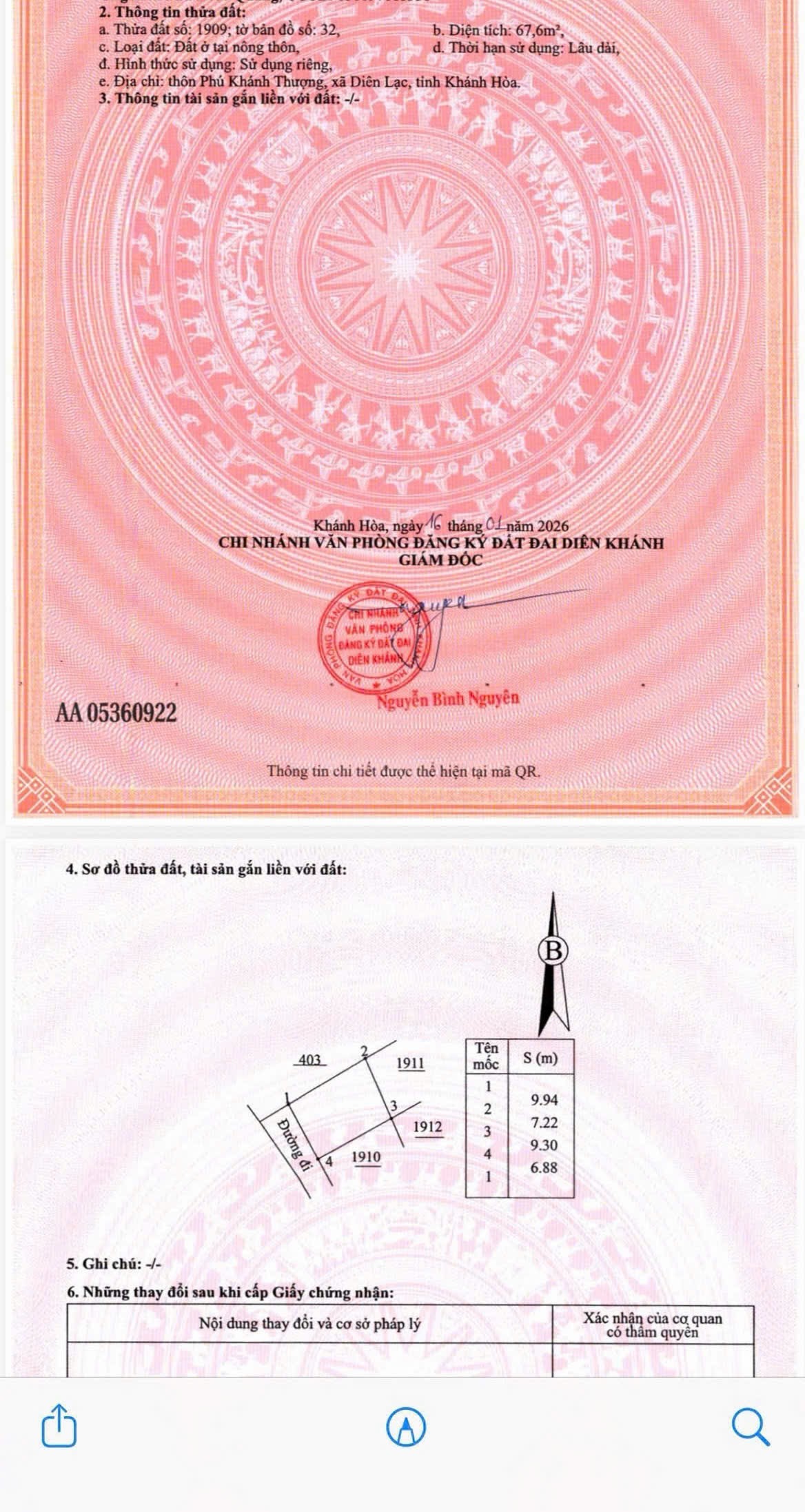 Bán đất Diên Thạnh giá rẻ full thổ cư sát bên Uỷ ban khu dân cư đông 9