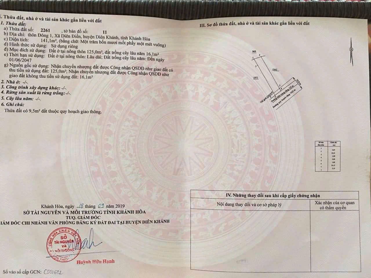 Bán đất Diên Điền sát bên Hương Lộ 5 gần Uỷ ban Diên Điền cũ 4