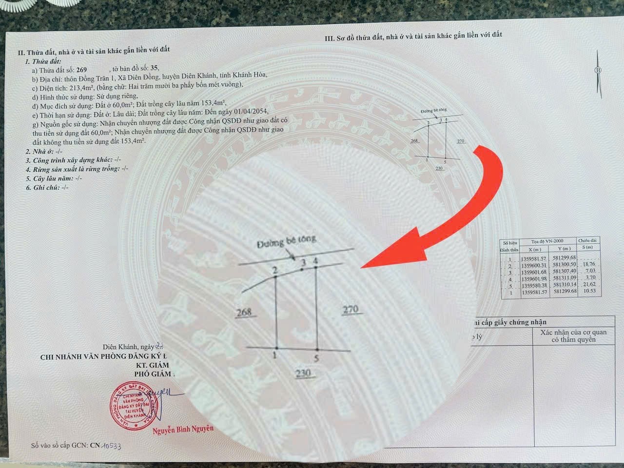 Bán đất Diên Đồng giá rẻ đường thông ngay trung tâm thôn Đồng Trăn 1 đường thông gần chợ 6