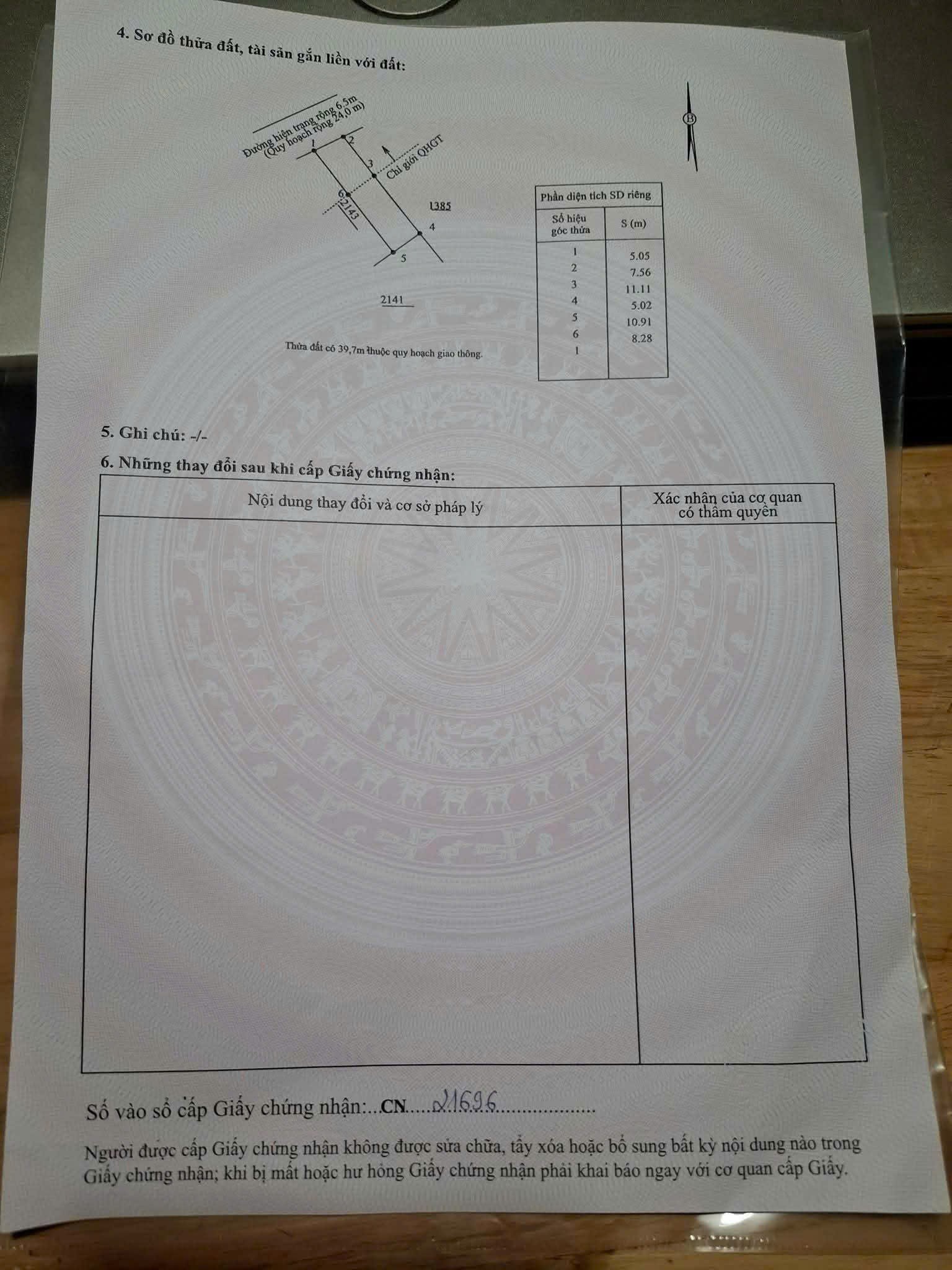 Bán đất Diên Phú mặt tiền Hương Lộ 45 gần cầu Voi view hướng trực diện sông Cái mát mẻ 7