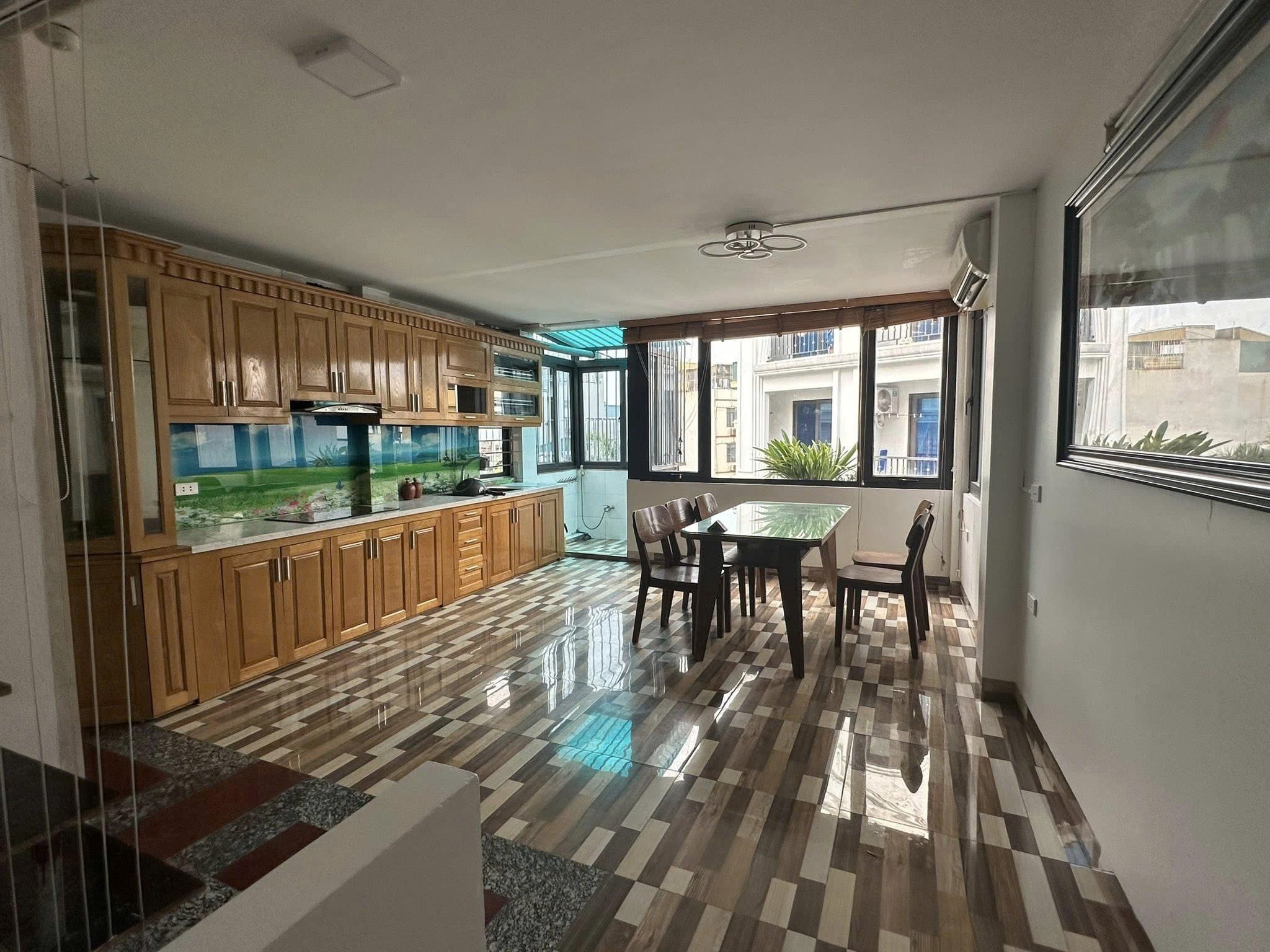 Cho thuê nhà Ô TÔ - THANG MÁY Miếu Đầm, Nam Từ Liêm 32m x 8T giá 22 triệu